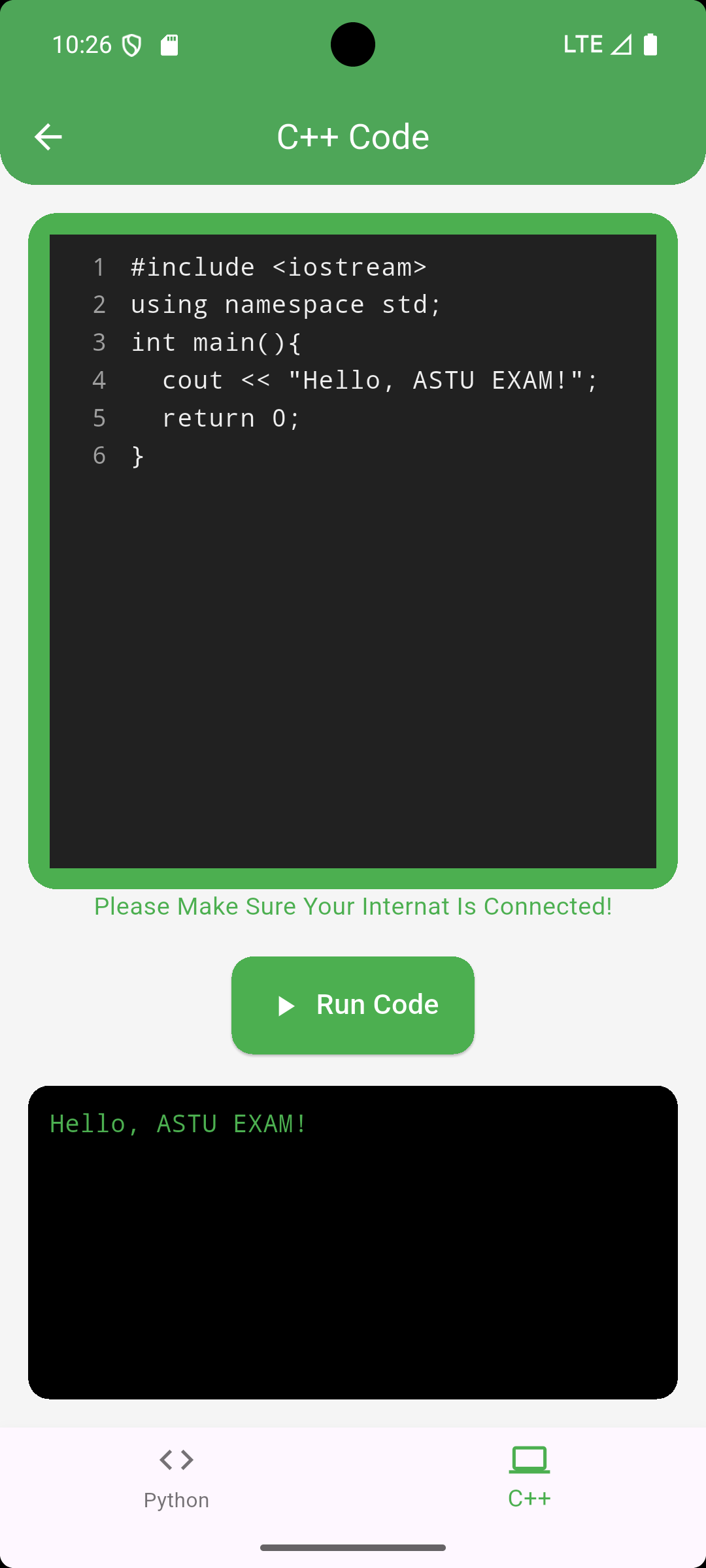 App screenshot 2